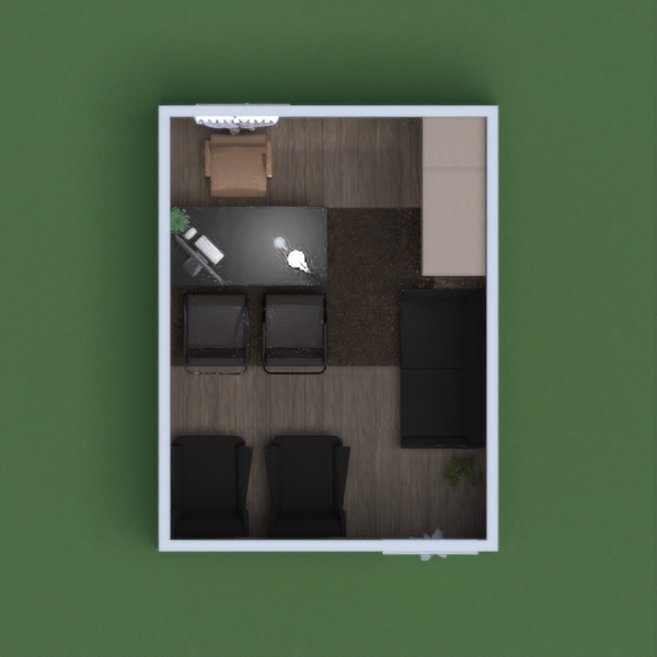 My project is of an office that should be in a house (which is the reason there are curtains on the door). It will probably be a consulting office (the chair in front of the desk). I put wallpaper in so it gives a sort of homey feeling that I like.