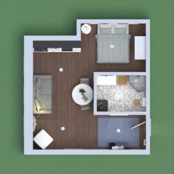 This is my second time in this design battle.
I tried to make a minimalist and simple apartment. I hope you like it. 
: )