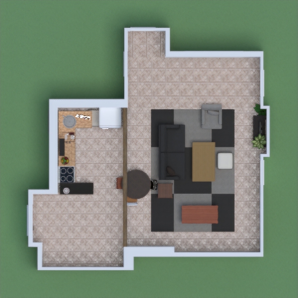 i did a halfway monica apartment from friends