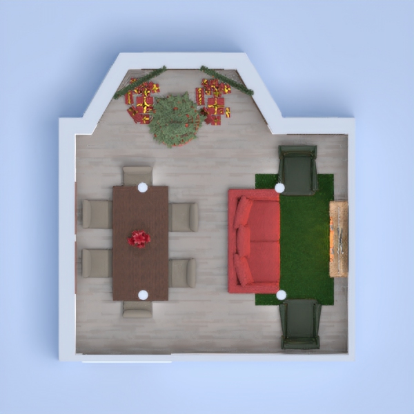 This project is a cute and comforting little living/dining room. Everything is packed tightly together but it adds to holiday coziness feel. I hope you like it and please vote for me. Good luck to everyone and Merry Christmas!