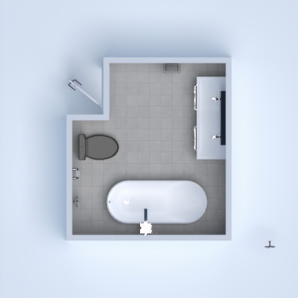its a modern bathroom