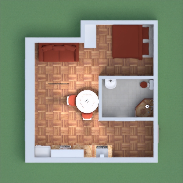 This is a warm orange vintage apartment. I hope you like it.