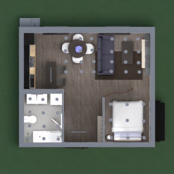 Apartamento simples e moderno.