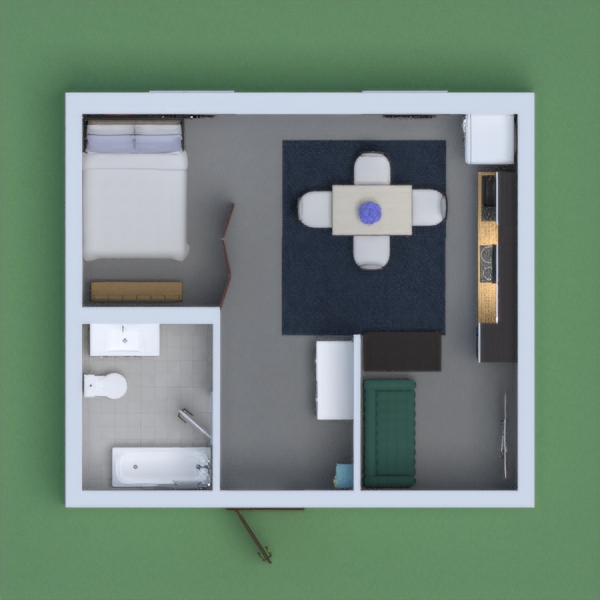 I made a very nice apartment with some gray and white. I hope you like it