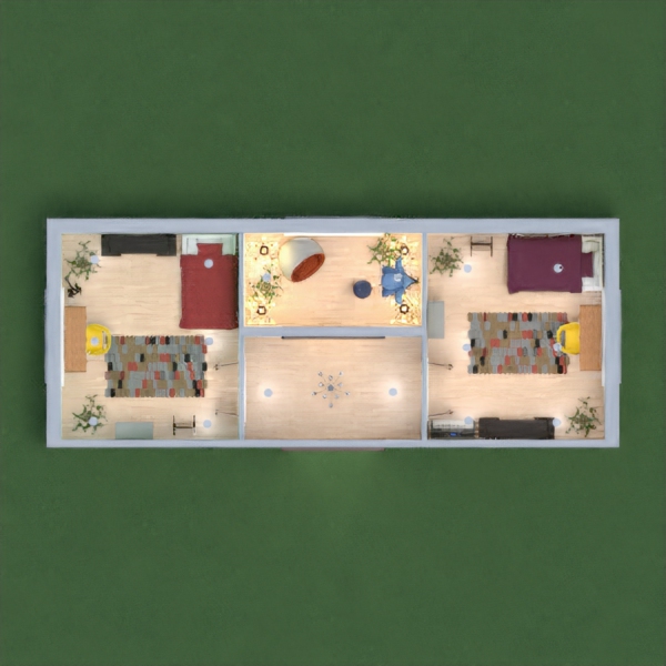 This is, what, my second project? Anyway, these bedrooms are one of a kind, very expensive, and is very cramped. Hope you like it!!