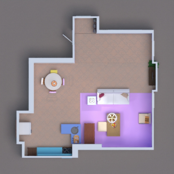 A great replica of Monica’s apartment and a identical kitchen.

Hope you like it!