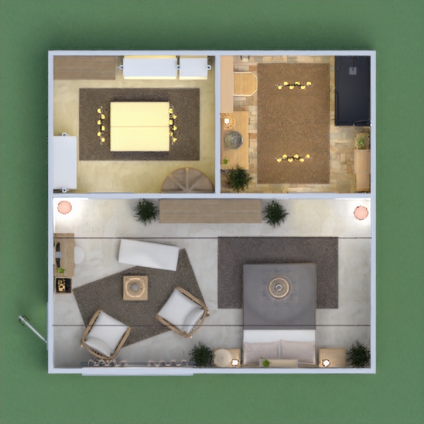 Hello! For this contest I tried to make a contrast between the grey walls and the bright wood, in order to make the room more cozy and nice. I really hope you enjoy this design and feel free to express your thoughts on it! Good luck!