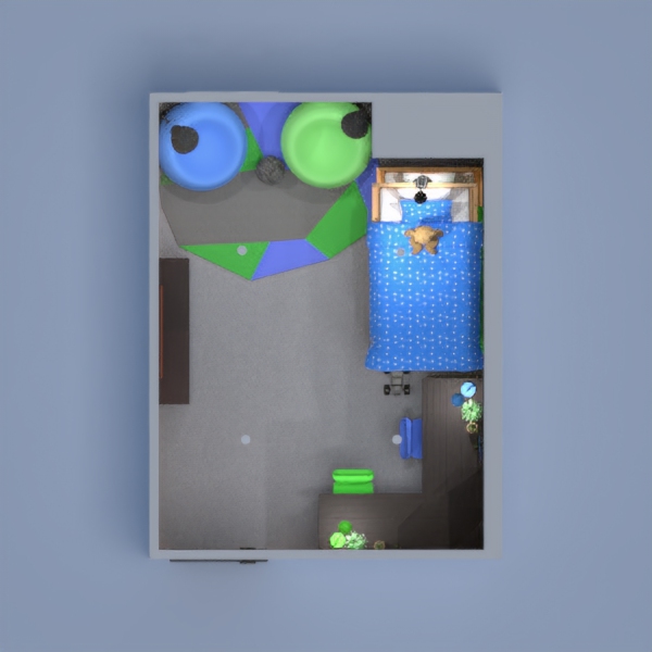 This is my twin boys bedroom!
I did a twin room to make it more interesting.
if you want me to see your please vote and comment you design so I come check out yours! 
Thanks :)