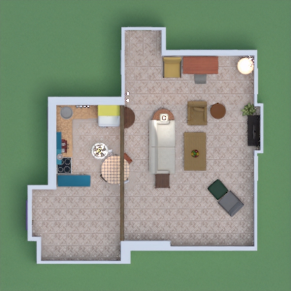 I tried to make it exactly like monicas apartment!!!