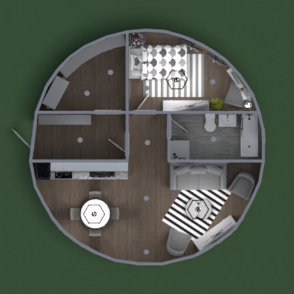 This is a modern interior design for a round house
Vote if you like it, or you think I deserve it!
Thanks in advance!!!