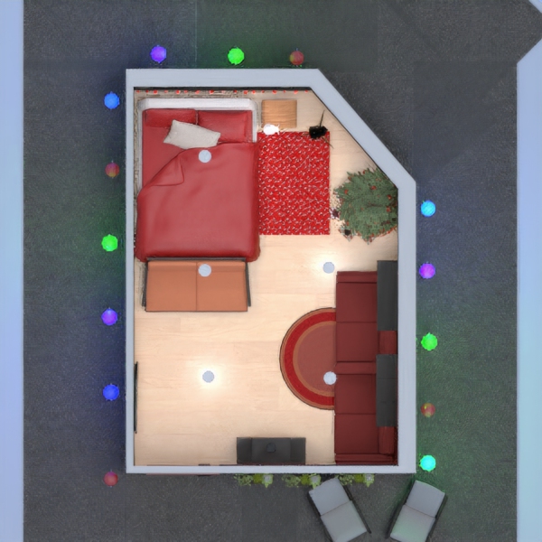 This is my comfy style of a bedroom for New Year's Eve. Hope you enjoy! Thanks!