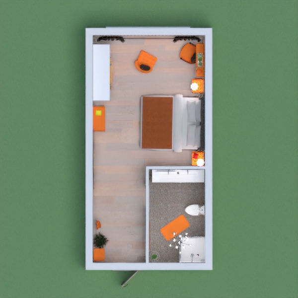 A small Goldesh orange Bedroom with a bathroom. Hope you Enjoy!

P.S. Sorry I haven't done any rooms lately have been really busy with school.