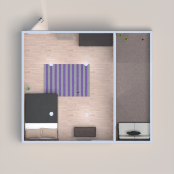 it a double bed bedroom with a closet and  have a little bit of items