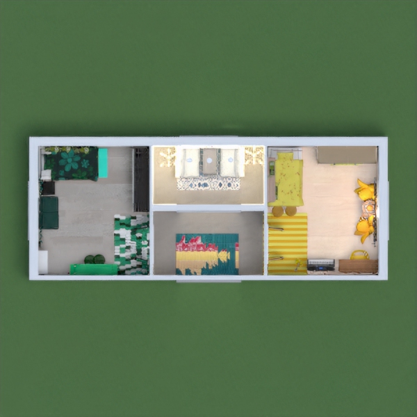 Hello! So today, I made a yellow bedroom and a green bedroom. In the green bedroom, I used green, black, and a slightly blue green. And in the yellow bedroom I used gold, yellow, and light brown. I hope you like it because it took me an hour! Please comment and vote if you would like! My youtube channel is Izzy_Moonlight. Enjoy! -Izzy :)