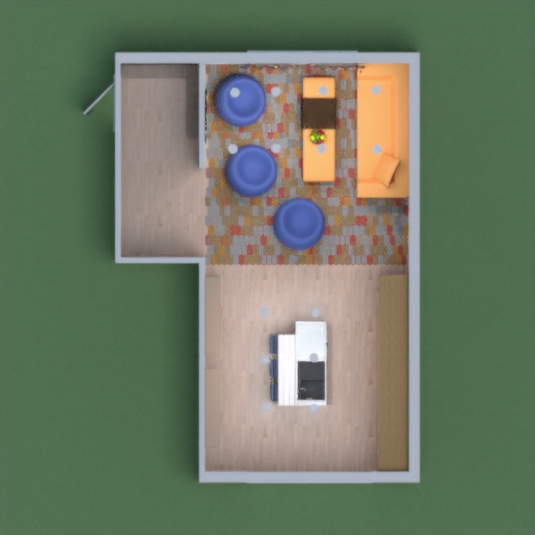 This is a kitchen with a living room. In the front near the door is an area to put your shoes. I worked very hard on this room so please vote for me.