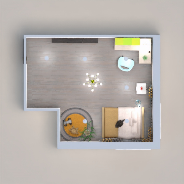 a nice modern room for all kids ages. It took me a long time to make it so I hope you like it. I would love to live here.