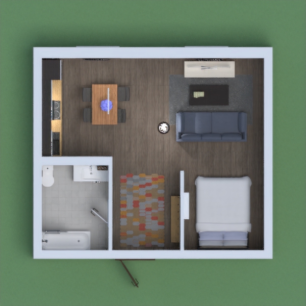 small apartment, sorry no wallpaper