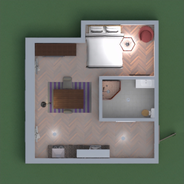 A nice mordern apartment by a nine your old