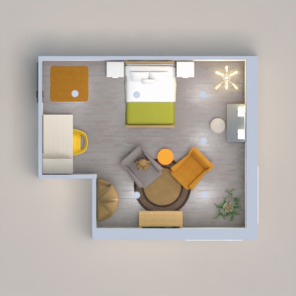 This design is a cozy but fun room with a cute TV area and bed along with a spacious desk and a fancy vanity. I hope you like it and please vote for me! Good luck to everyone!