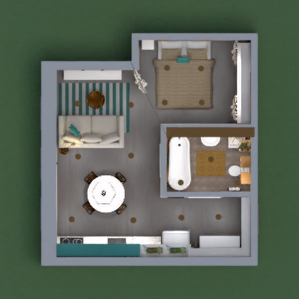A small but comfortable apartment