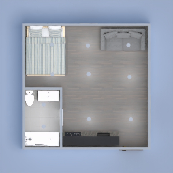 This is a bathroom and bed with a sofa and kitchenette 
If you like this look please comment and like thanks CLAIRE ????