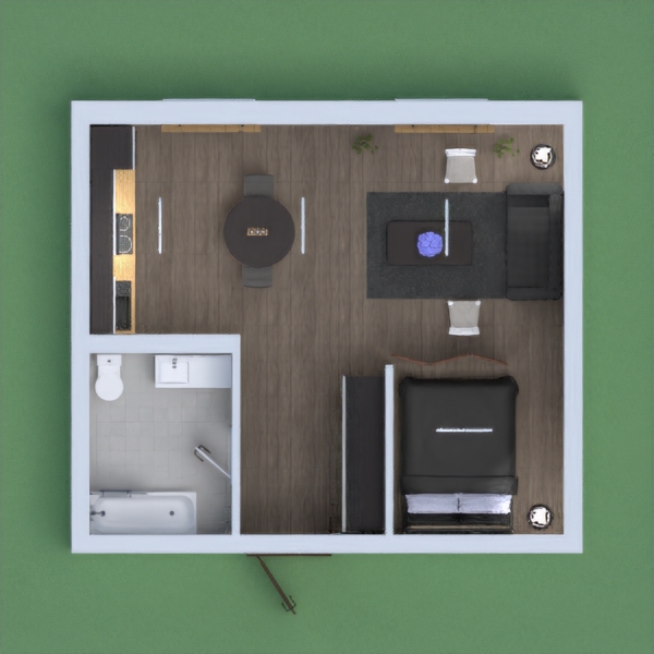 A roomy apartment. A clean design.