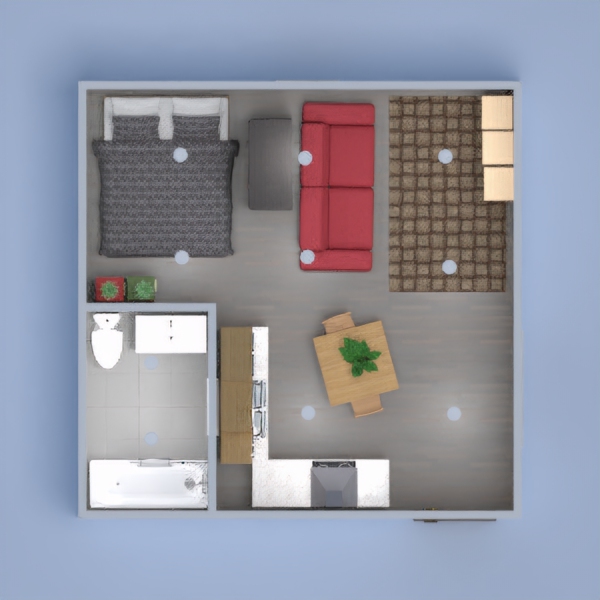 Small boho apartment.