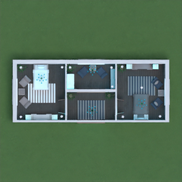 AMAZING BLUE/GRAY/WHITE BEDROOM WITH A RELAX ROOM AND AN ENTRANCE! PLEASE VOTE FOR THEN I WILL VOTE FOR YOU!:)