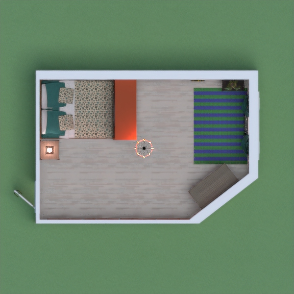 I made my classic bedrooms like my grandma and grandpa's house because it is more than 100 years old.