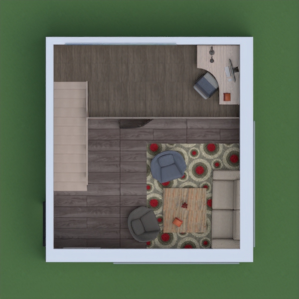This is my project. It is part of an apartment for a family of 4. I tried to make the kitchen & dining area feel more private, and also make it more unique. Please tell me what you think and where to find your project. :>