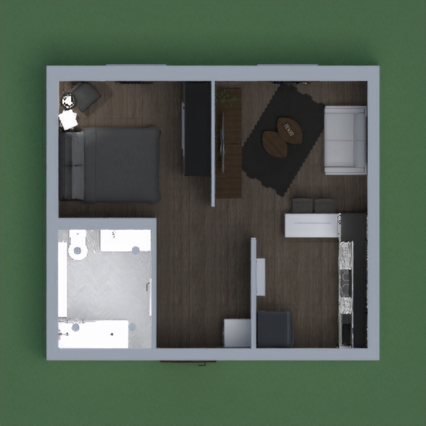The room was divided into three parts, living room, bedroom and a kitchen. I hope you guys like it and do leave your thoughts on this project in the comment section.