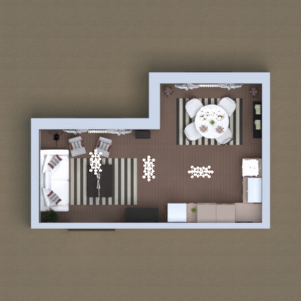 My project is a modern style kitchen and living room. The main colours are white, black and brown. Please vote for me as I am only 11 years old and I hope to be a designer when I am old enough! Thank you!!