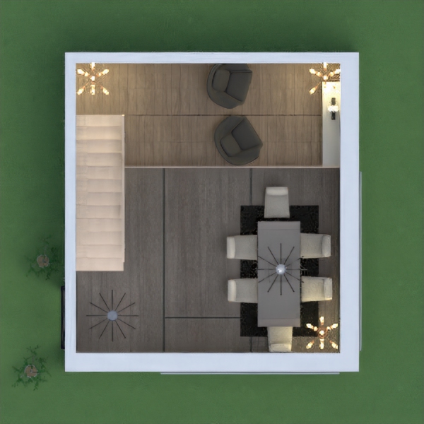 this design is a modern style 2 story house